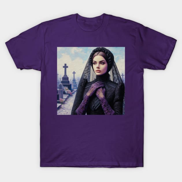 Mourning widow T-Shirt by Donkeh23